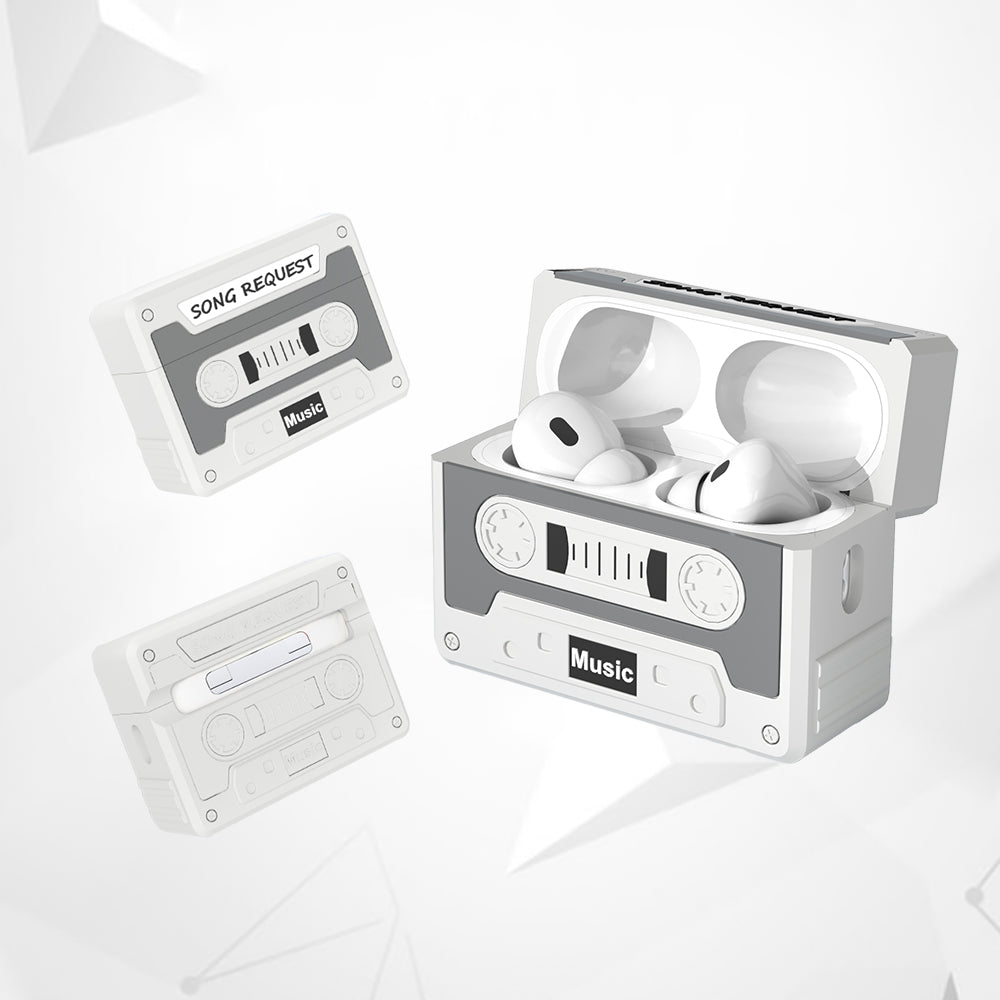 AirPods YamCase Music Design Grey