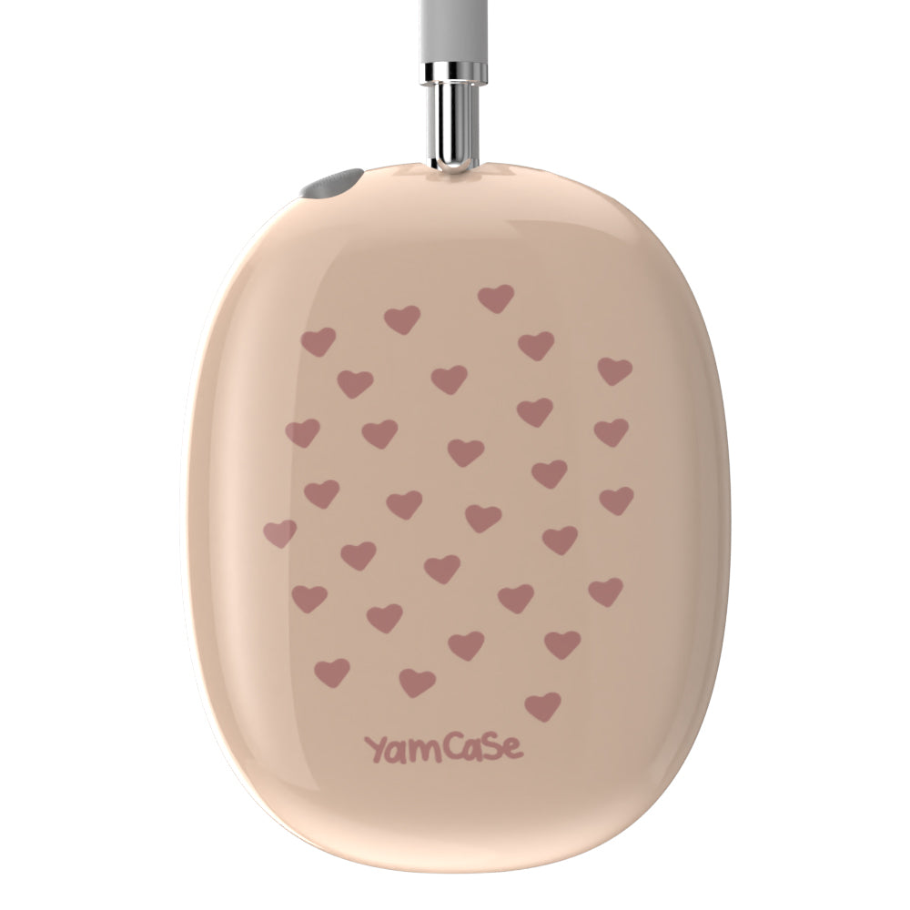 Silicone YamCase for AirPods Max Hearts Pink