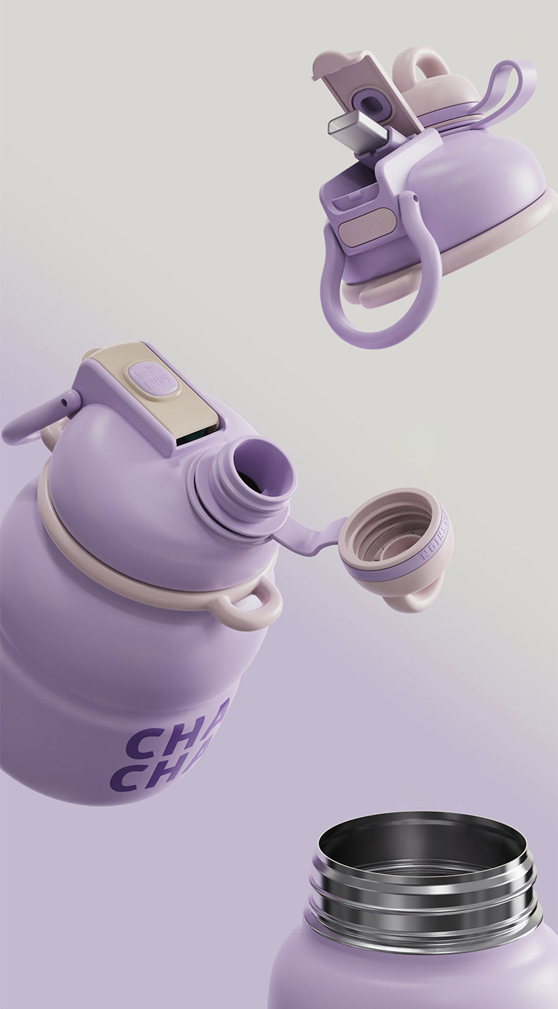 Yam Thermos Bottle Violet 750ml