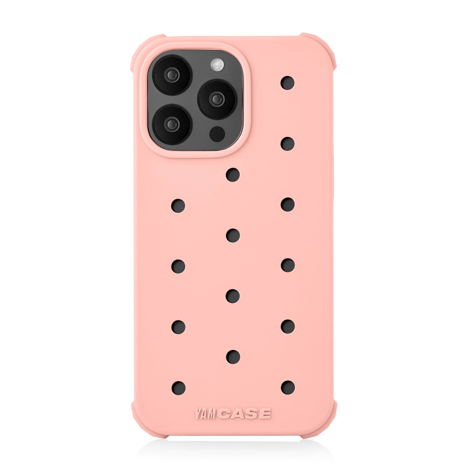 iPhone Jibbitz Pink Silicone YamCase